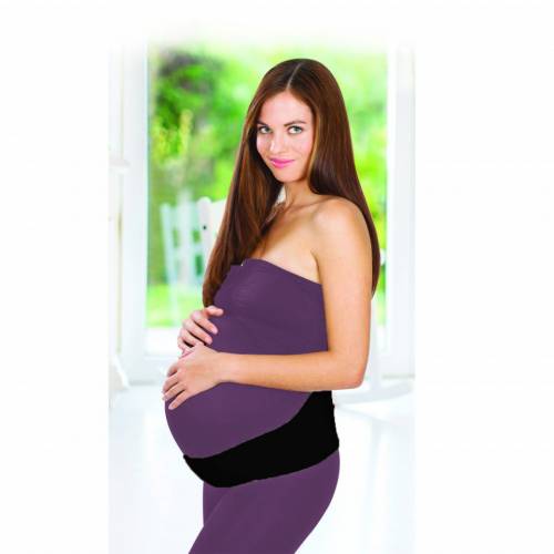 Centura abdominala pentru sustinere prenatala babyjem pregnancy (marime: l - culoare: negru)