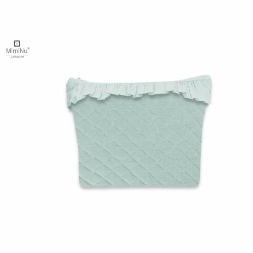 MimiNu - Geanta matlasata pentru cosmetice - 30x24 cm - Cold Mint