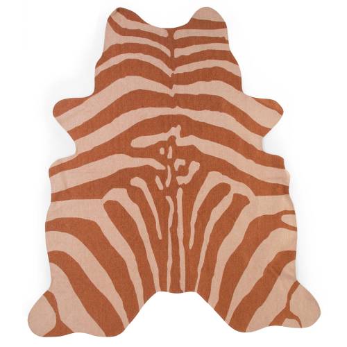 Covor Bumbac Childhome 145x160 cm - Zebra Nude