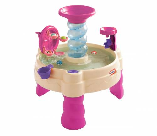 Masuta de joaca roz cu apa - spirala