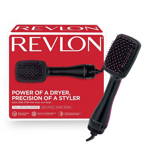 Perie electrica de par REVLON One-Step Hair Dryer & Styler - RVDR5212E2 - ionizare - 2 trepte