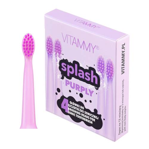 Set 4 rezerve periuta de dinti VITAMMY Splash TH1811-4 Purply - Violet