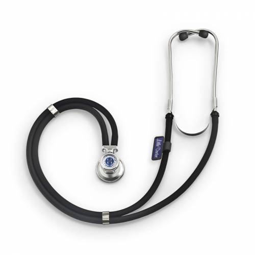 Stetoscop Little Doctor LD Special - 2 tuburi - lungime tub 56cm - Negru/Inox