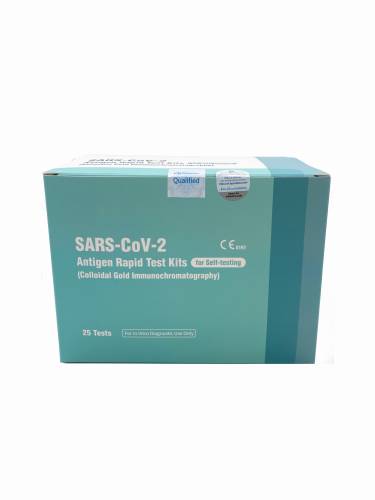 Test rapid antigen - kit pentru autotestare SARS-CoV-2 (imunocromatografie prin captura de aur coloidal) - set 25 buc