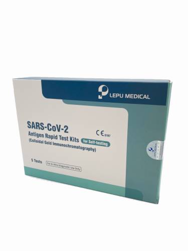 Test rapid antigen - kit pentru autotestare SARS-CoV-2 (imunocromatografie prin captura de aur coloidal) - set 5 buc