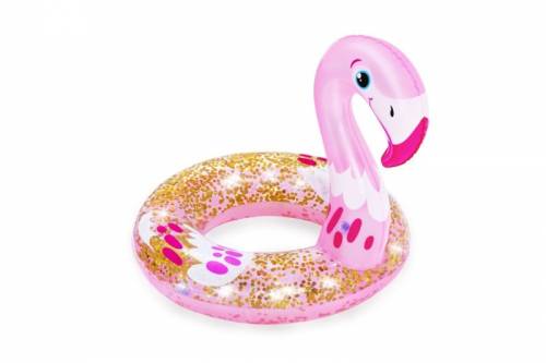 Colac gonflabila pentru inot - copii 3-6 ani - bestway 36306 - 61x61 cm - forma de flamingo