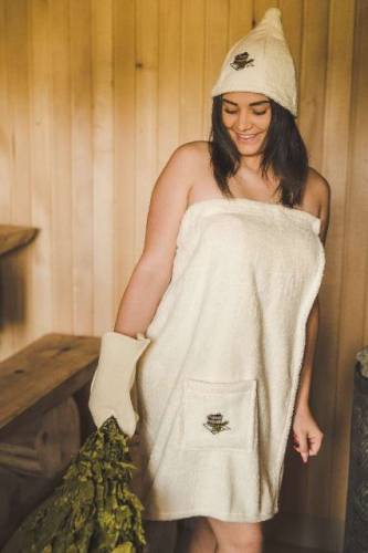 Sort prosop sauna pentru femei 75x150cm