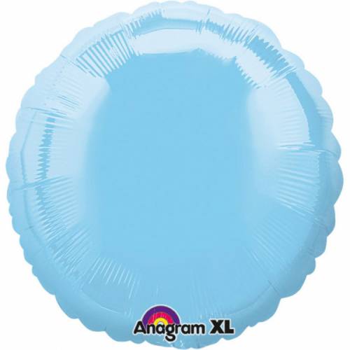 Balon folie cerc albastru 43 cm