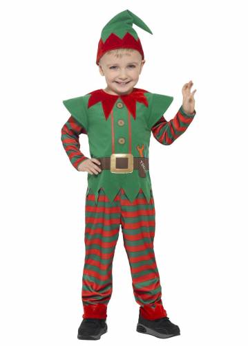 Costum elf spiridus copii 5 - 7 ani / 128 cm