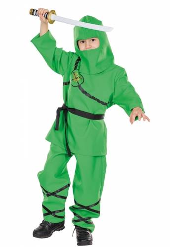 Costum ninjago verde 8 - 10 ani / 140 cm