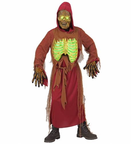 Costum schelet zombie radioactiv