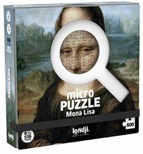Micro puzzle londji-600 piese - mona lisa