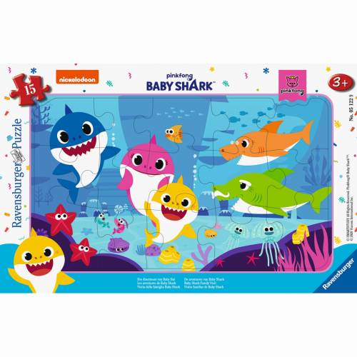 Puzzle baby shark - 15 piese