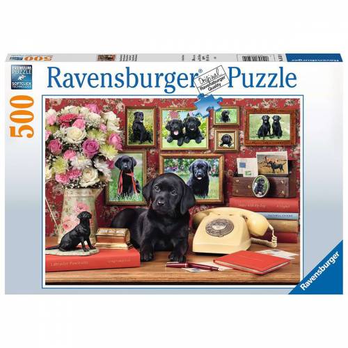 Puzzle catel loial - 500 piese