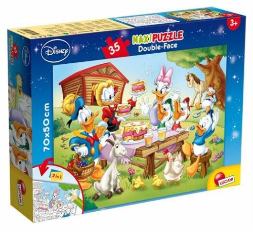 Puzzle de colorat - Familia Donald Duck (35 piese)