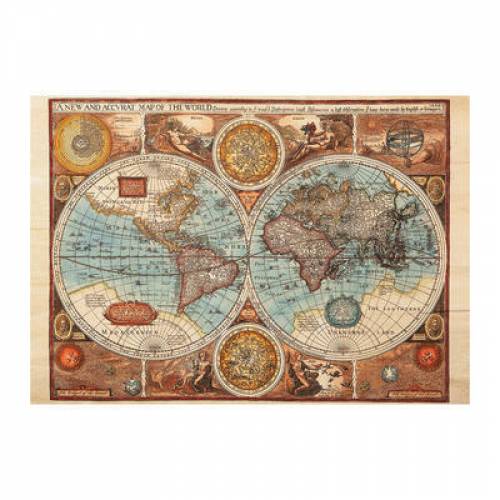 Puzzle - Harta lumii din 1626 (500 piese)