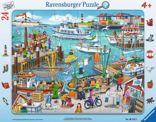 Puzzle o zi in port - 24 piese