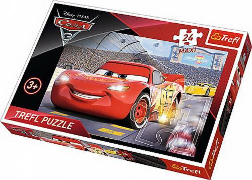 Puzzle trefl 24 maxi campionul mcqueen cars3