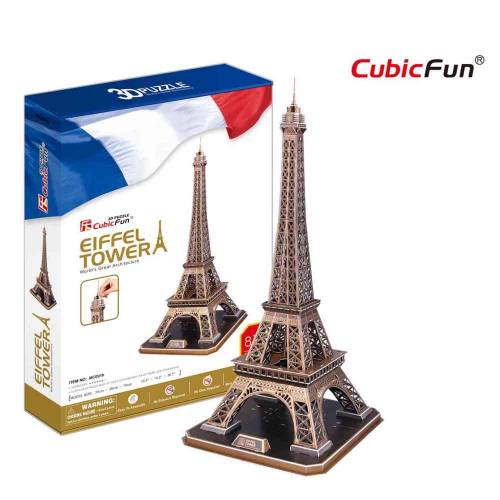 Turnul Eiffel Paris Franta - Puzzle 3d - 82 De Piese