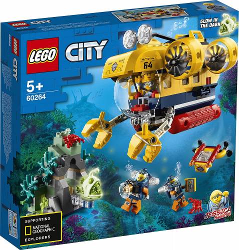 Lego city submarin de explorare a oceanului 60264