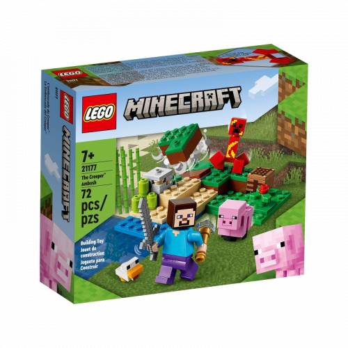 Lego minecraft ambuscada creeper 21177
