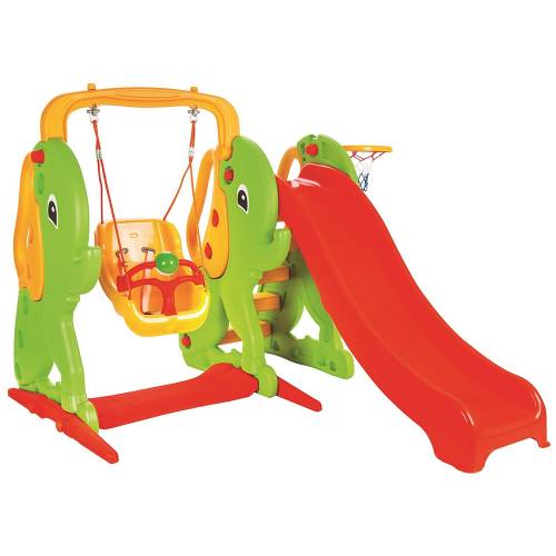 Centru de joaca Pilsan Elephant Slide and Swing Set