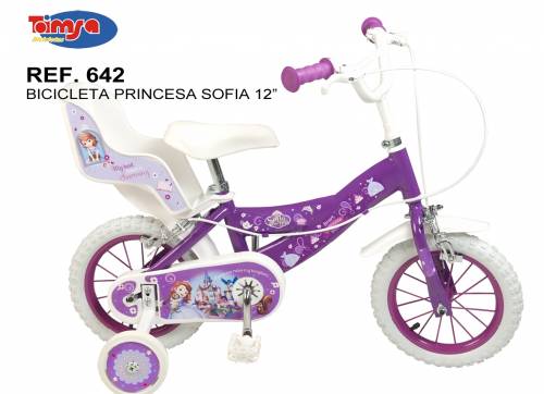 Bicicleta 12‘ Sofia The First