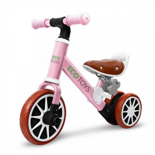 Bicicleta fara pedale ecotoys lc-v1307 - roz - resigilat