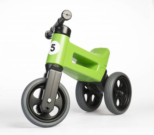 Bicicleta fara pedale funny wheels rider sport 2 in 1 green