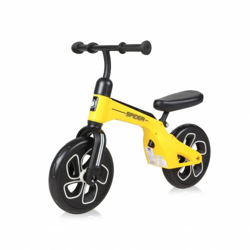 Bicicleta fara pedale spider - yellow