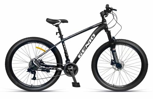 Bicicleta mountain bike 275 inch - aluminiu - frane hidraulice - 27 viteze - negru - genio