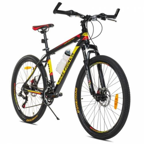 Bicicleta mountain bike roti 26 inch - 18 viteze shimano - cadru aluminiu 18 inch - suspensie pe arc - frane pe disc - maltrack