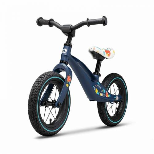 Lionelo - Bicicleta cu roti gonflabile - fara pedale - 12 - Bart - Albastru