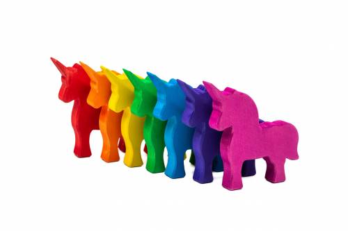Set handmade - unicorni colorati