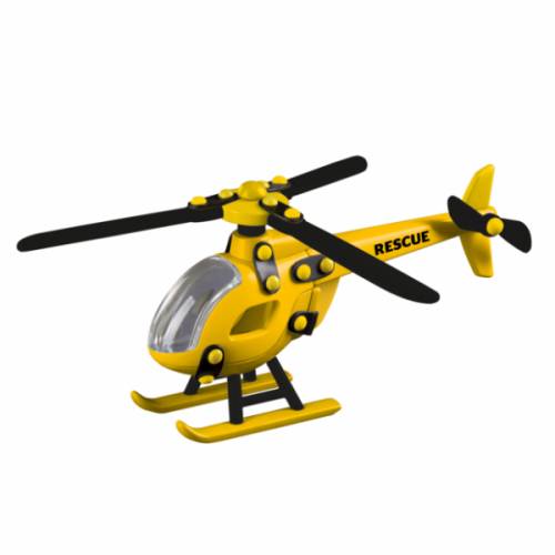 Jucarie de construit mic-o-mic 3d elicopter rescue 089442 - 21 cm