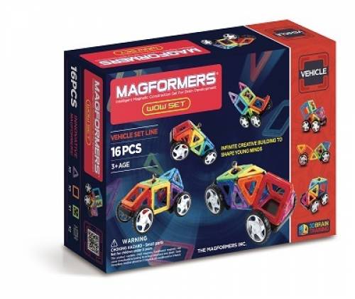Set magnetic de construit- magformers wow 16 piese