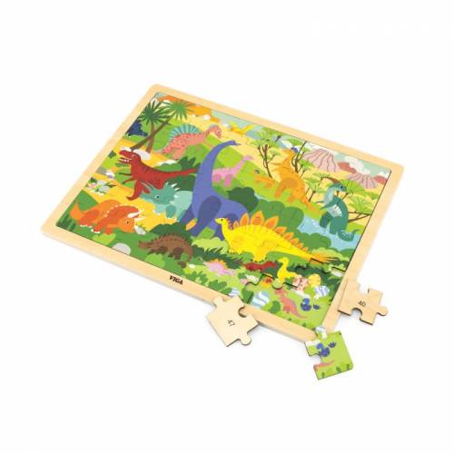 Puzzle lumea dinozaurilor - 48 de piese - viga
