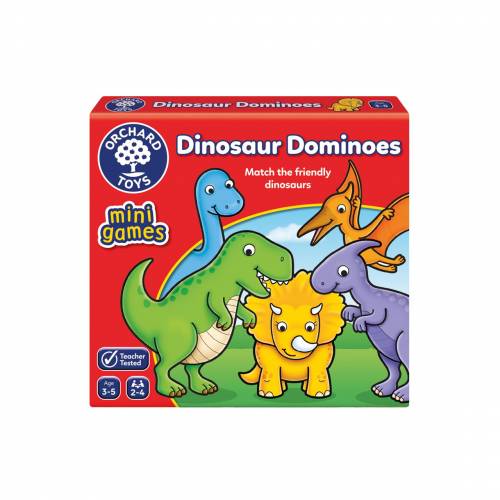 Joc educativ Domino Dinozauri DINOSAUR DOMINOES