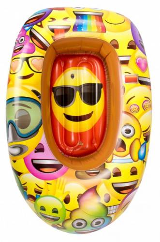 Barca gonflabila pentru copii Saica 90cm Emoji
