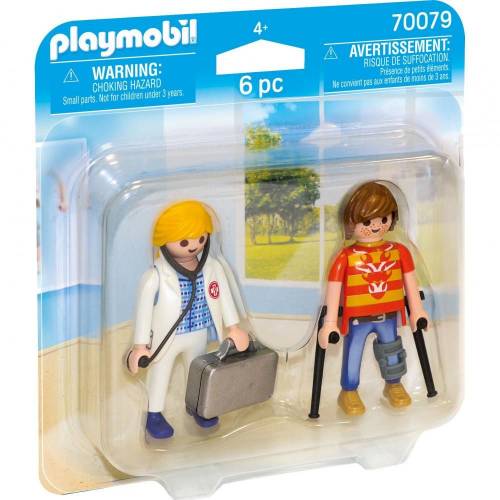 Set 2 figurine - doctor si pacient
