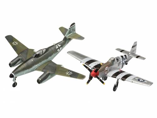 Revell Set de construit aeromodele Me262 si P-51B Mustang