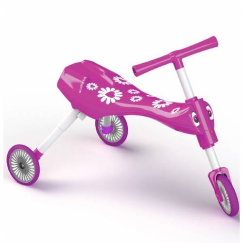 Tricicleta Fara Pedale Scuttlebug Fleur Pink White