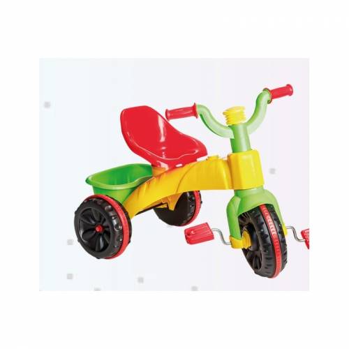 Tricicleta cu pedale - super enduro - multicolor