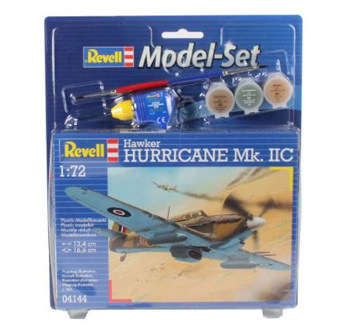Set model revell hawker hurricane mkiic 1:72 64144
