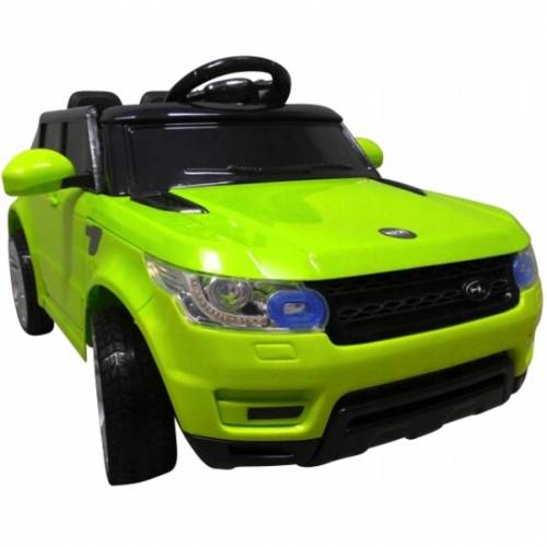 Masinuta electrica cu telecomanda si roti din spuma eva cabrio f1 r-sport - verde