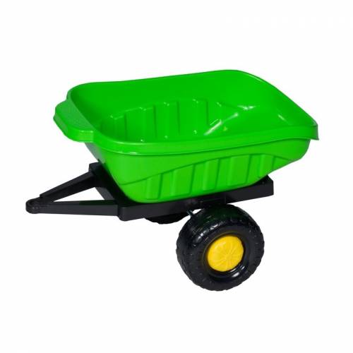 Remorca pentru tractor cu pedale copii - 60 x 50 x 38 cm - verde