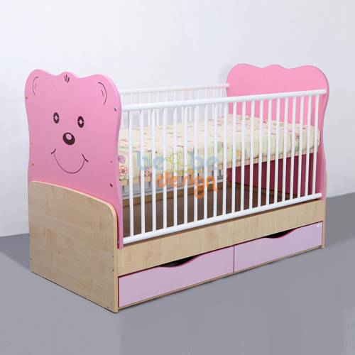 Patut bebe 140x70 transformer cu sistem de leganare silence
