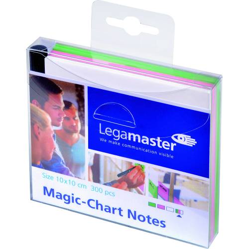 Legamaster Magic-Chart Set notite colorate 10x10 300 foiset